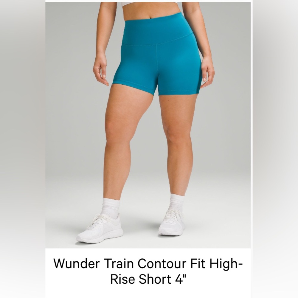 Lululemon Shorts 4” wunder train high rise